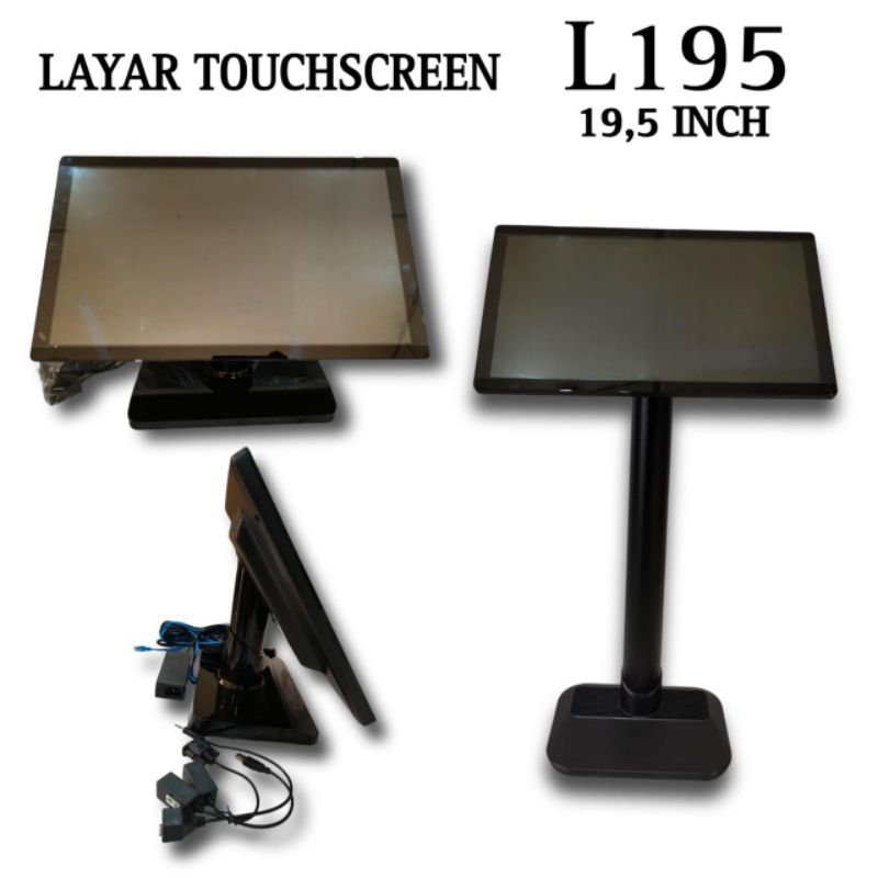 MONITOR LED LCD LAYAR TOUCHSCREEN 19.5 INCH