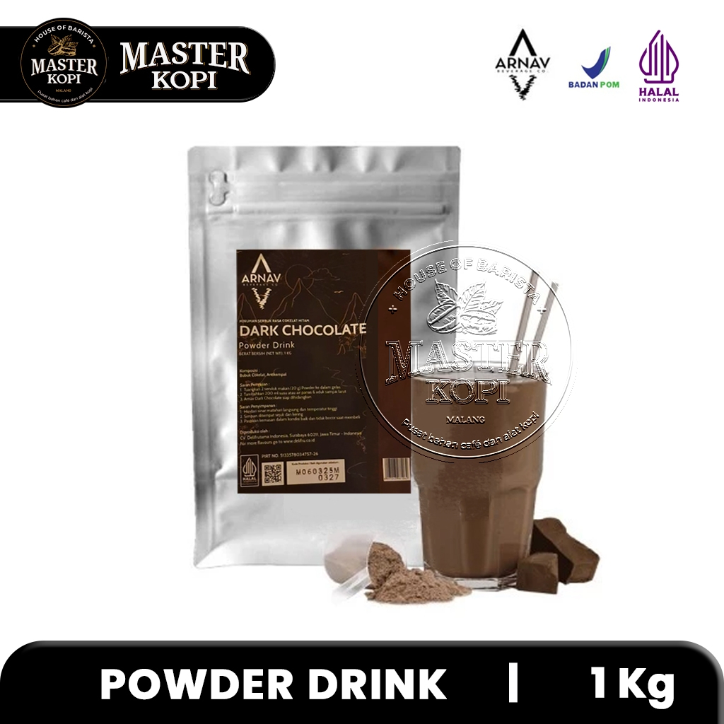 

Bubuk Minuman ARNAV 1kg Dark Chocolate Powder Drink