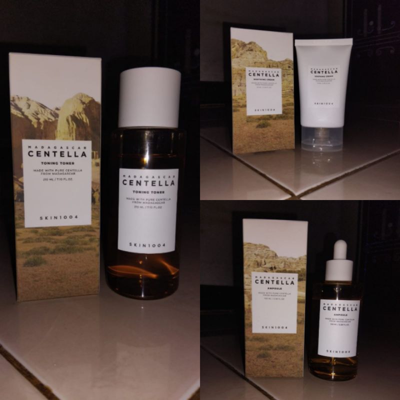 preloved skin1004 soothing cream 75ml / preloved skin1004 ampoule 100ml / preloved skin1004 toner 21