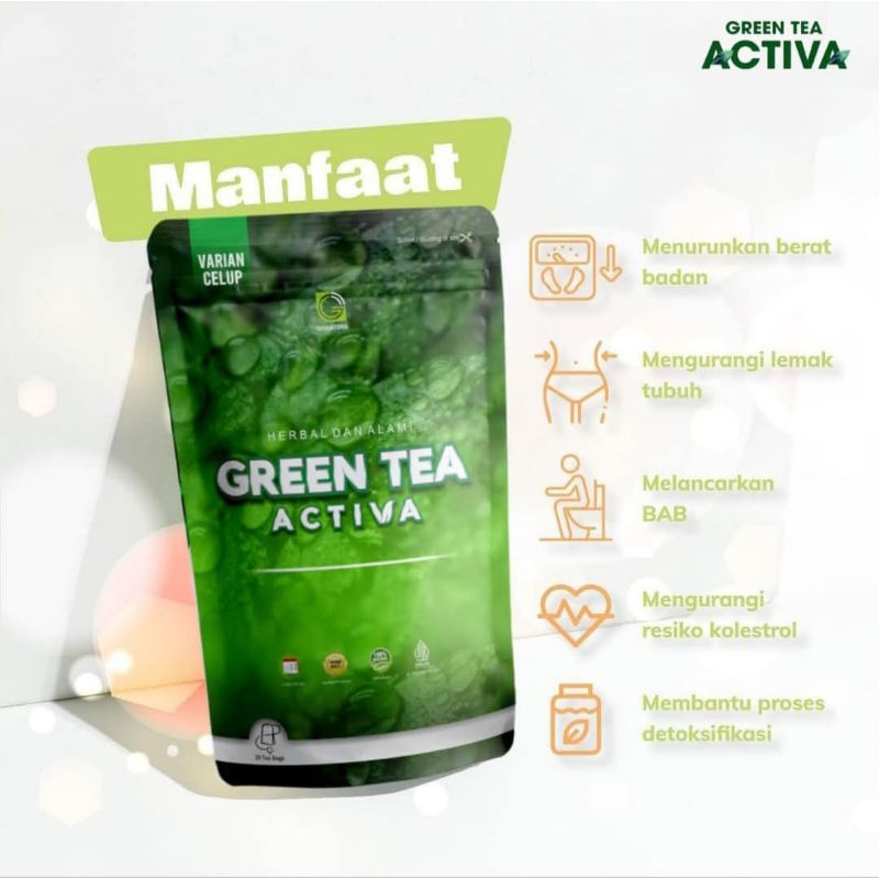 

GREEN TEA ACTIVA VARIAN CELUP UKURAN BESAR
