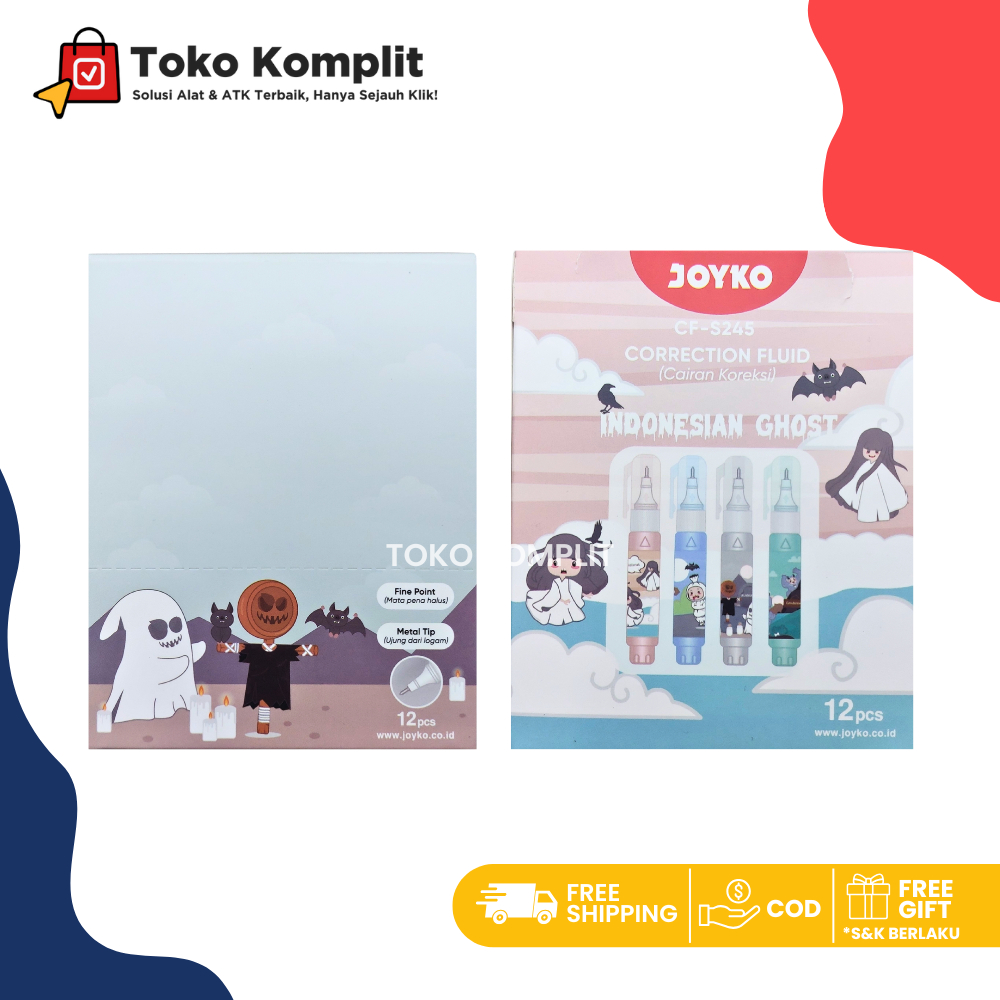 

Komplit - Correction Fluid Joyko/Cairan Koreksi Penghapus Cair CF-S245 Indonesian Ghost