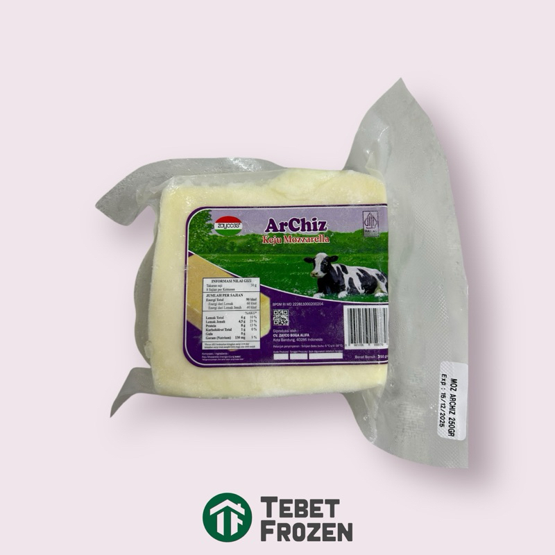 

ARCHIZ KEJU MOZZARELLA 250GR - TEBET FROZEN