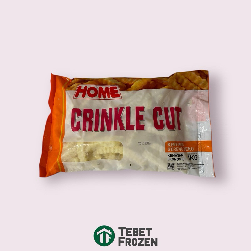HOME KENTANG CRINKLE 1KG - TEBET FROZEN