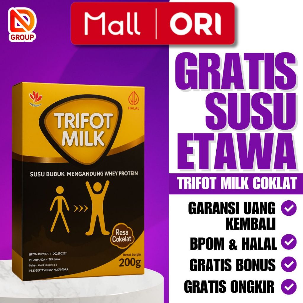 

Trifot Susu Obat Penggemuk Badan Bpom Original