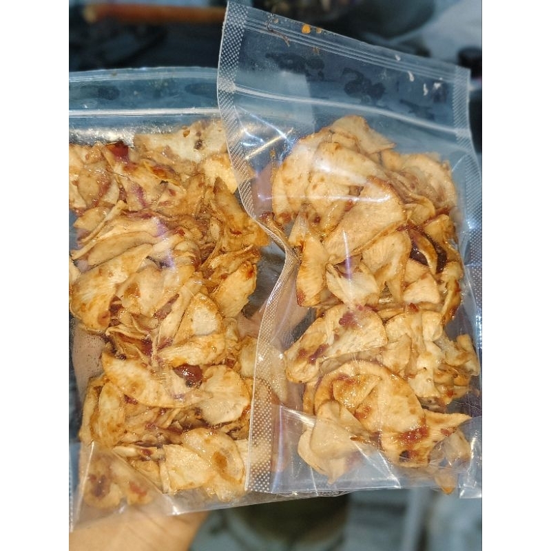 

keripik pedas asam manis