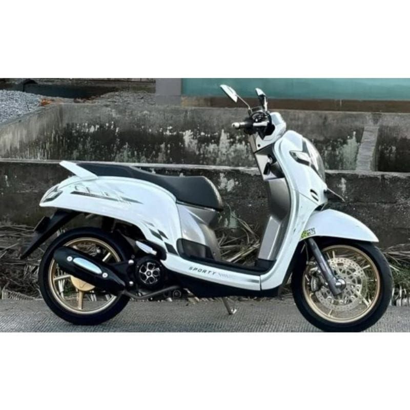 STRIPING TRANSPARAN SCOOPY STYLISH 2018-2020 MODEL ORI