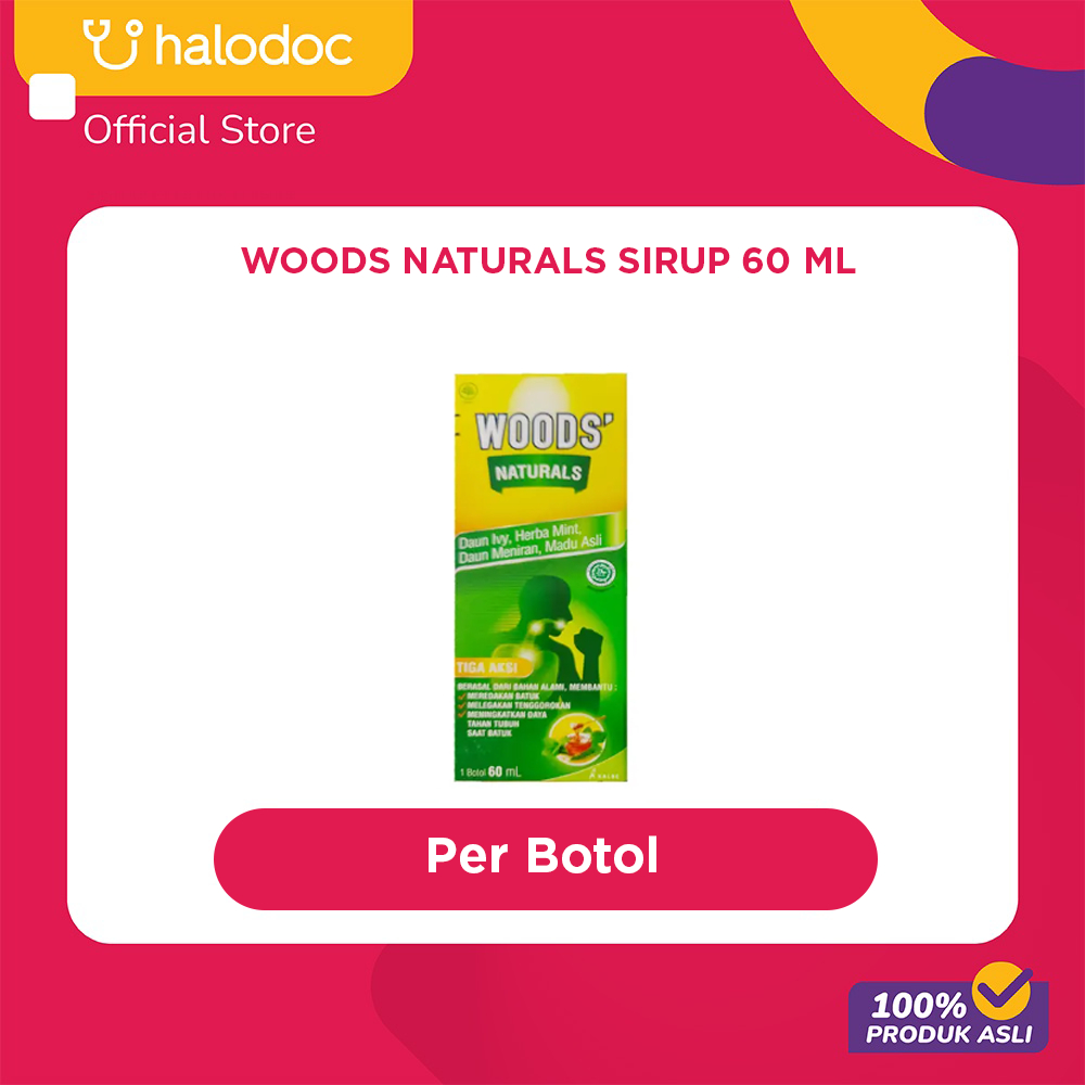 Woods Naturals Sirup 60 ml