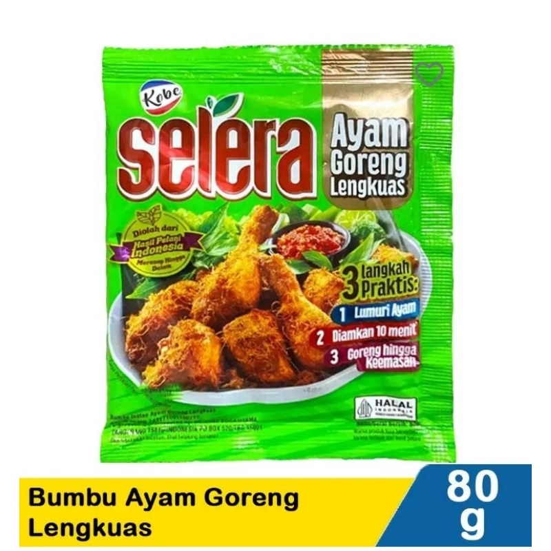 

Kobe Bumbu Ayam GorengLengkuas 80G