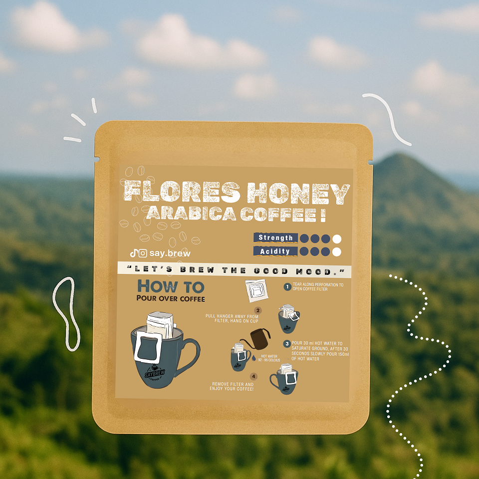 

Kopi Drip Arabica Coffee Flores Honey 100% Asli