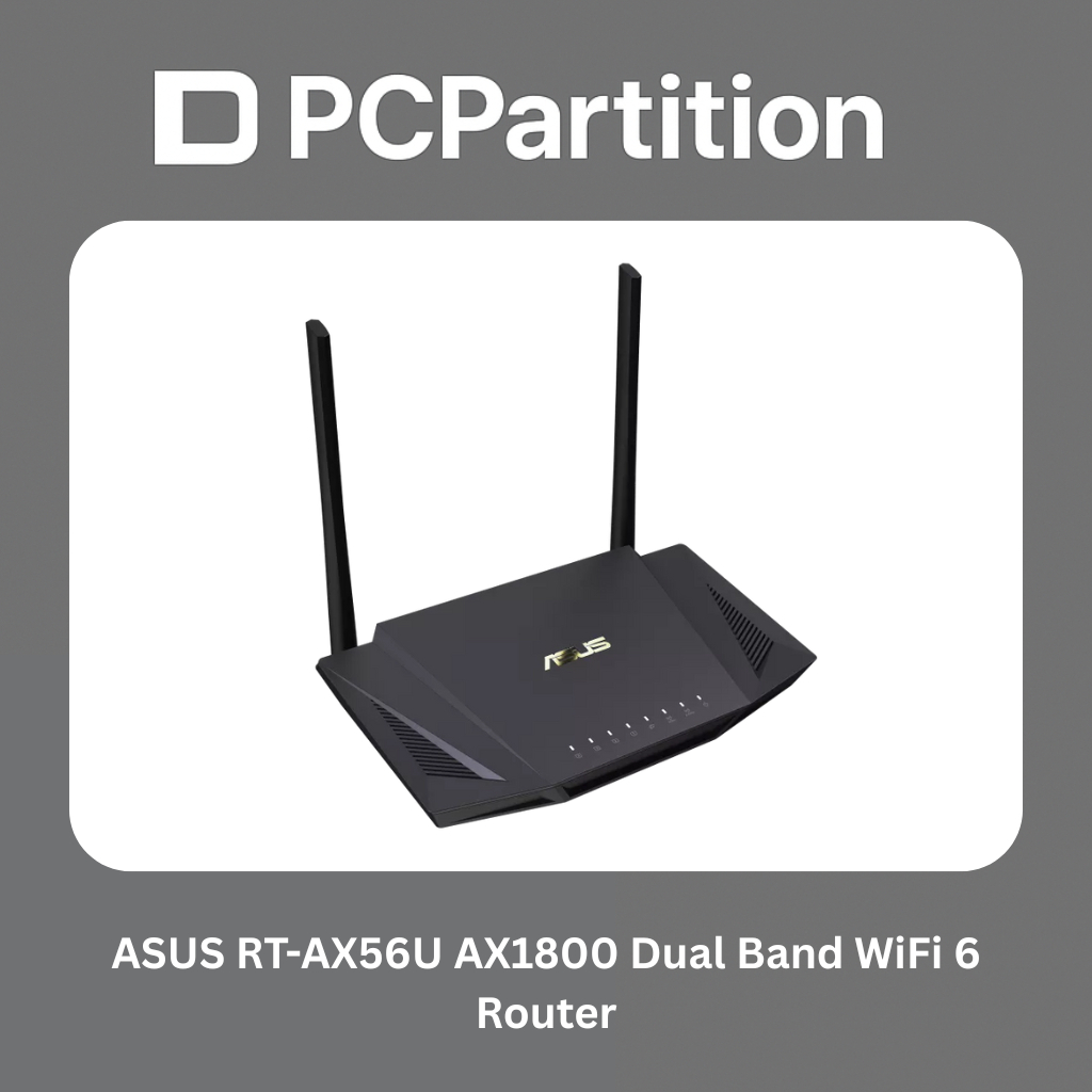 ASUS RT-AX56U AX1800 Dual Band WiFi 6 Router