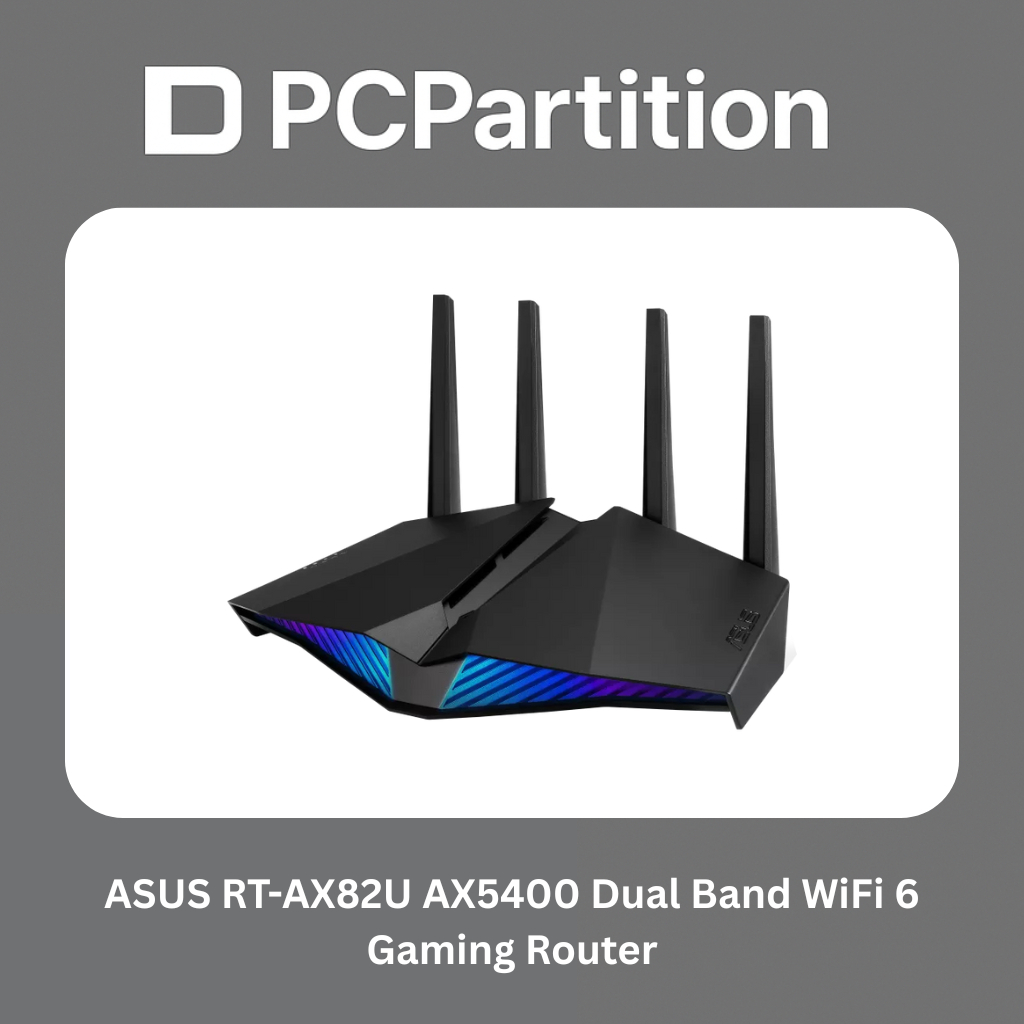 ASUS RT-AX82U AX5400 Dual Band WiFi 6 Gaming Router