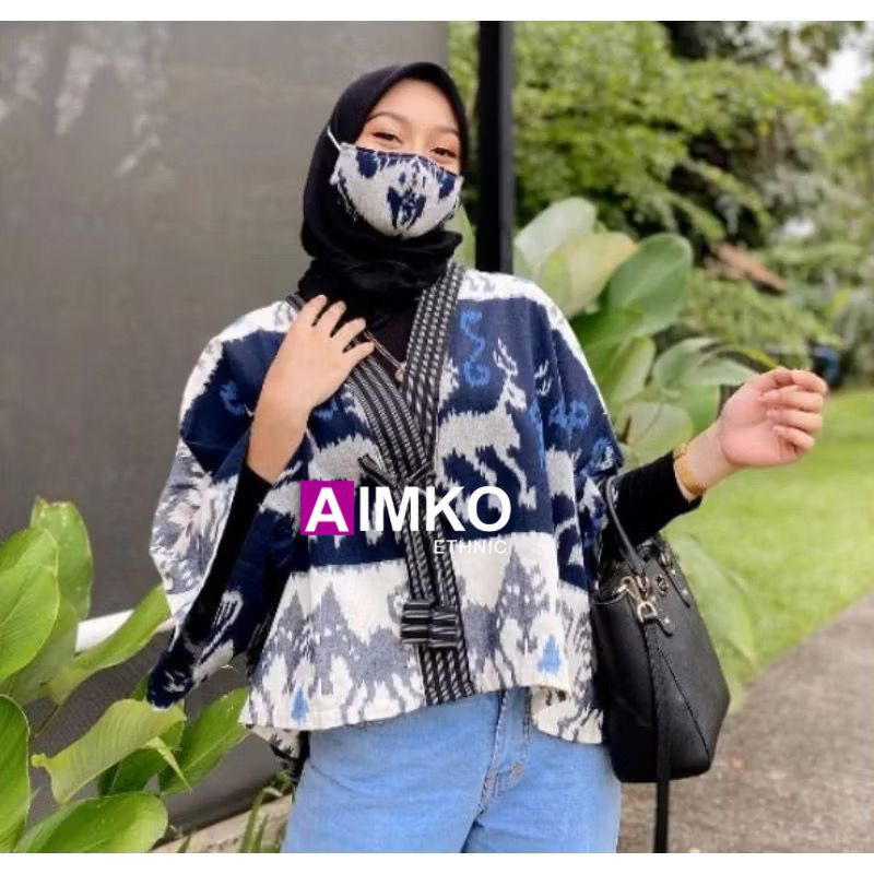 outer etnik outer tenun baju tenun wanita