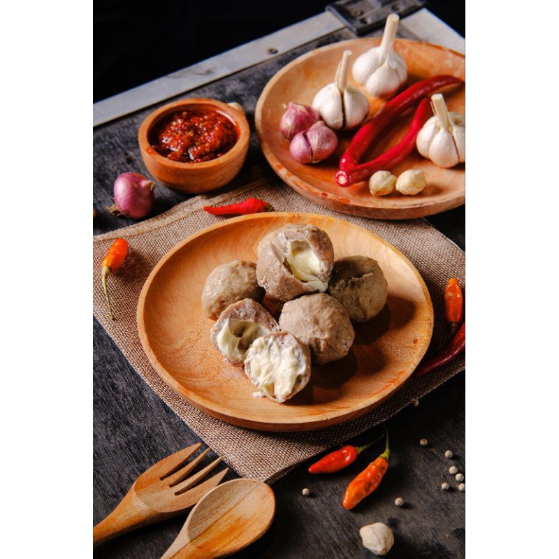 

Pentol Daging Mozarella Premium 5pcs / Pentol Moza