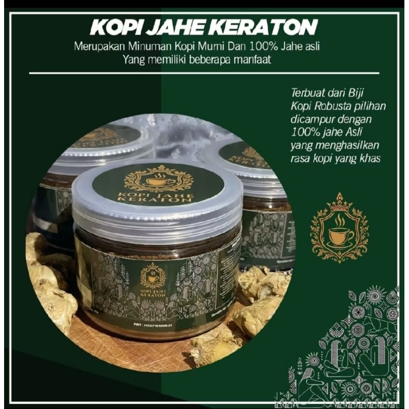 

kopi jahe keraton/kopi robusta arabika dan jahe asli 100%