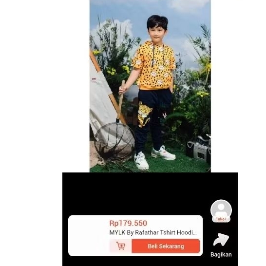 MYLK by Rafathar Hoodie shirt Preloved