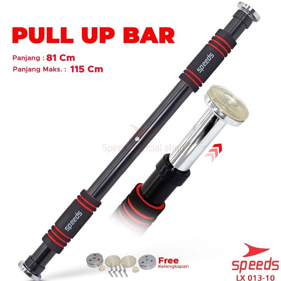 KODE P32Z SPEEDS Pull Up Bar Door Bar Chin Up Bar Tiang Pull Up Alat Olahraga Pintu Gym Fitness 131