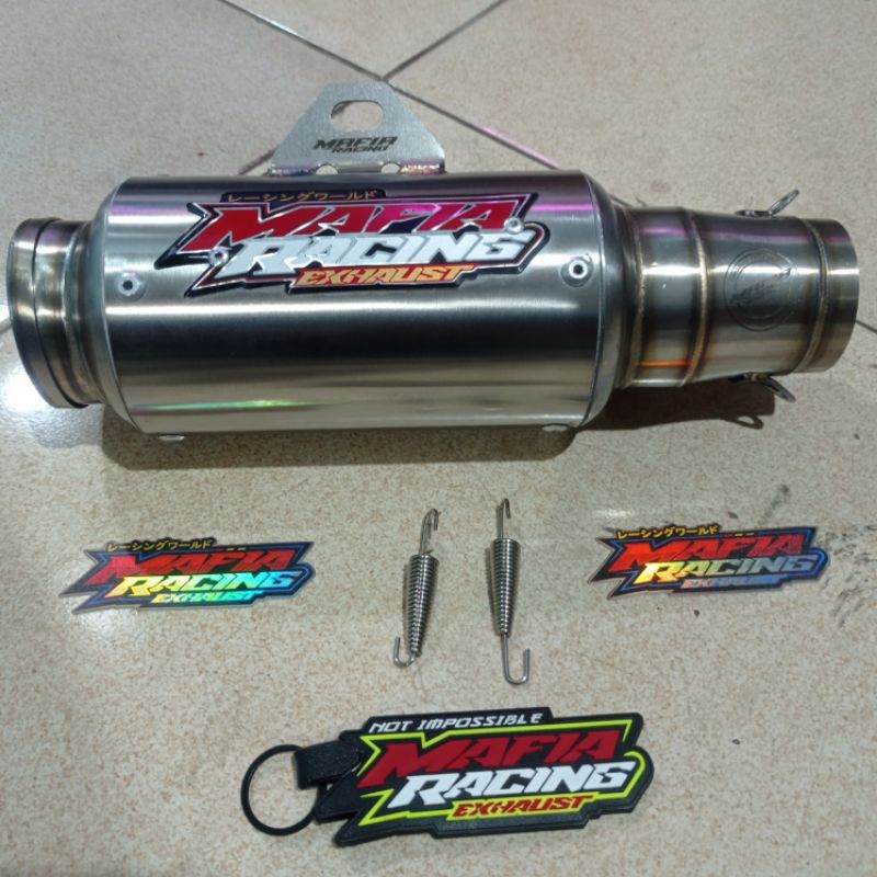 KNALPOT MAFIA RACING EXHAUST 100%ORIGINAL TYPE GP5 SUARA GAHAR KERAS POLL