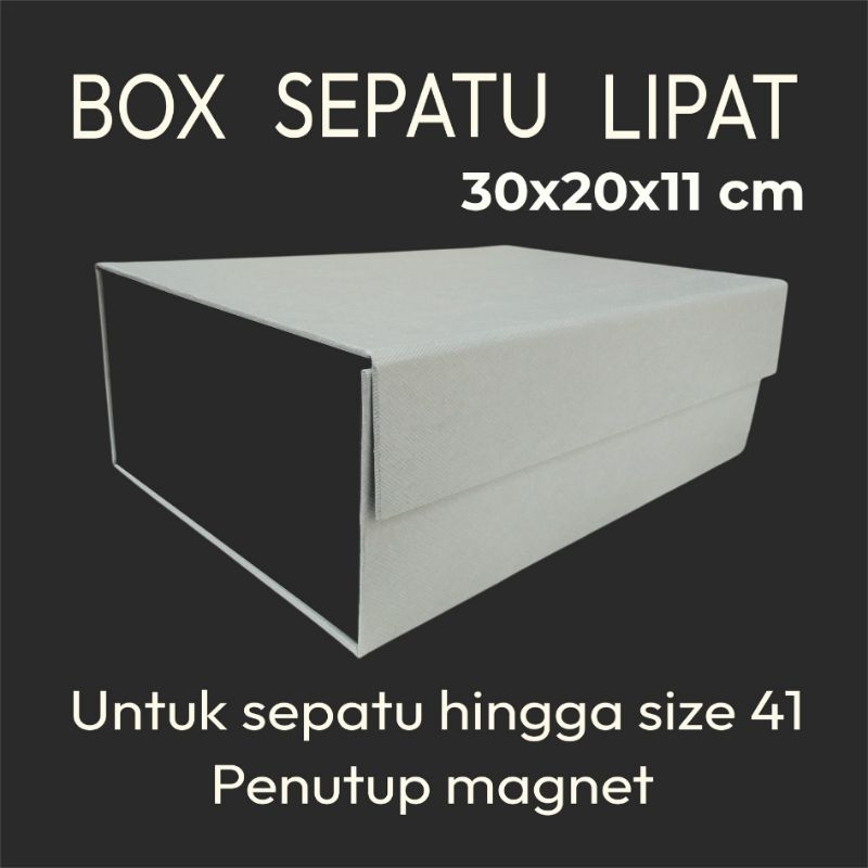 

Box Kado Sepatu Lipat Elegan - Kotak Hadiah Premium - Hingga Size 41