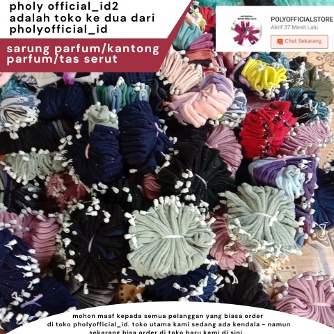 KODE A98F 1 PCS  Sarung ParfumKantong ParfumTaserut Bahan Kain Tebal