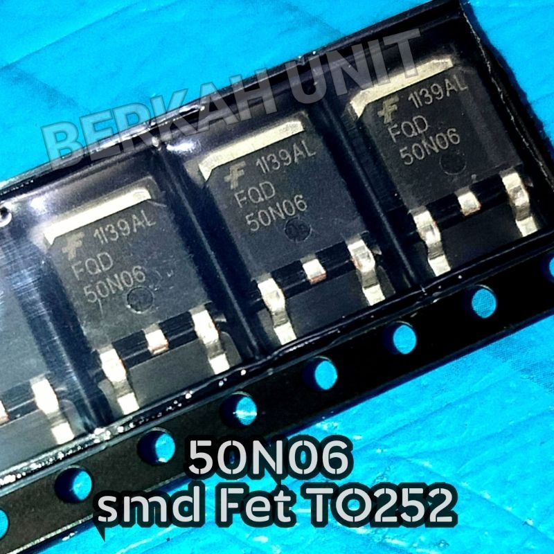 TR FET 50N06 Q50N06 - 07L SMD TO 252 pengganti ME25N06 25N06 JOSS