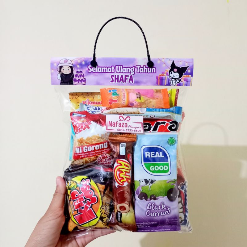 

Hampers Snack 8.000 | Hampers Snack Ulang Tahun | Souvenir Snack | Hampers Lebaran | Snack Ulang Tahun | Souvenir Tasyakuran | Snack Agustusan | Hampers Snack Murah | Hampers Snack