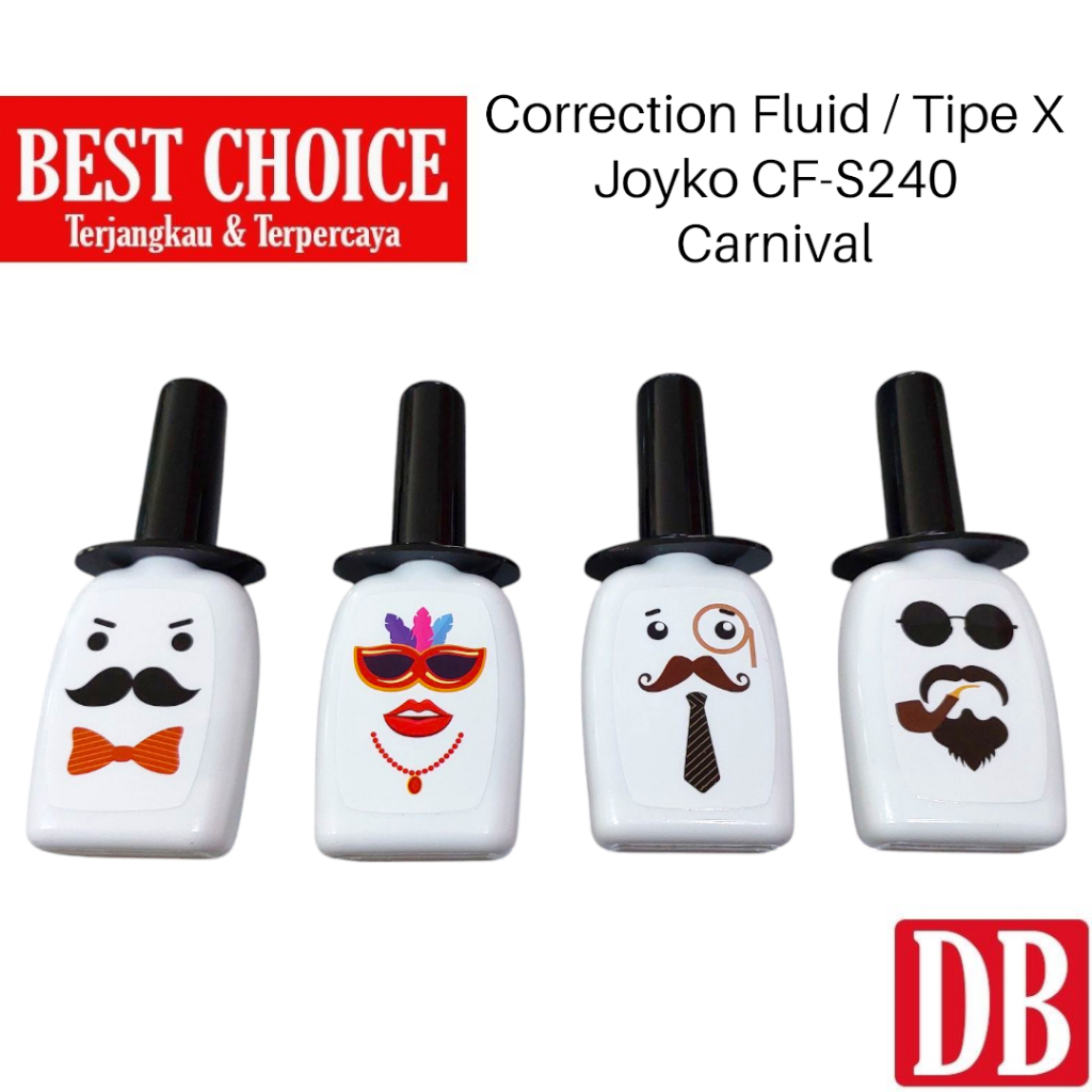 

Correction Fluid / Tipe X Cair / Tipex / Tip-Ex Joyko CF-S240 Carnival