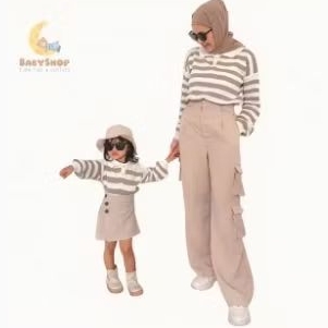 Sweater Couple Ibu Anak Baju Rajut Anak Perempuan
