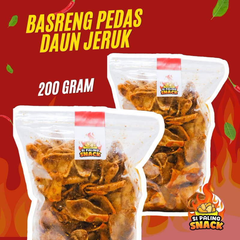 

Basreng Pedas Daun Jeruk 200gram Cemilan Pedas Sipaling Snack