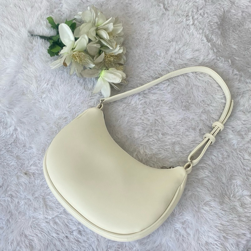 Zahra Shoulder Tas Bahu Wanita Premium  Moon Bag Tas Ketek Aestetic Kekinian
