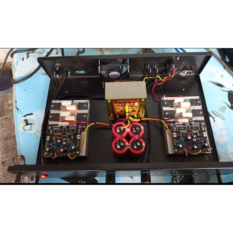 power amplifier rakitan 10 ampere