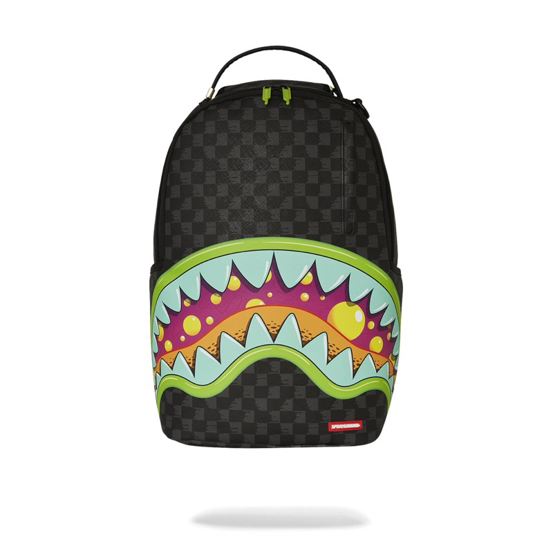 Sprayground Slime Takeover Backpack Black Original / Tas Spray Ground Authentic