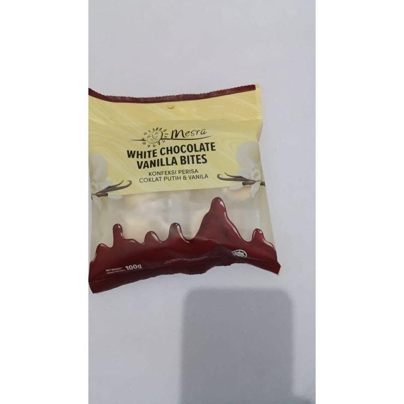 

MESRA WHITE CHOCOLATE VANILLA BITES 100G ORIGINAL FROM MALAYSIA