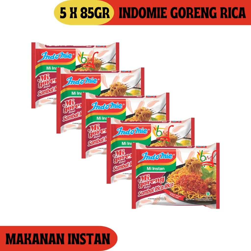 

INDOMIE GORENG SAMBAL RICA RICA ISI 5 PCS