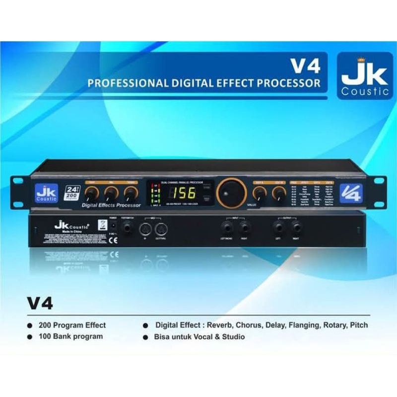 efek vocal JK coustic type v4 NEW