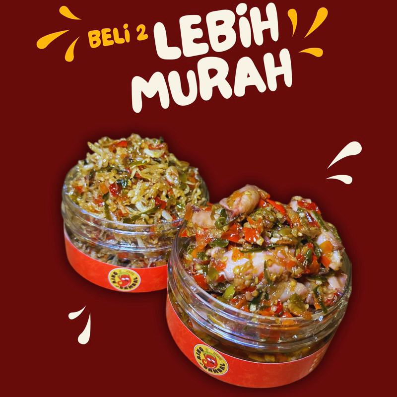 

Paket Sambal Teri DaunJeruk dan Sambal Cumi Daun jeruk