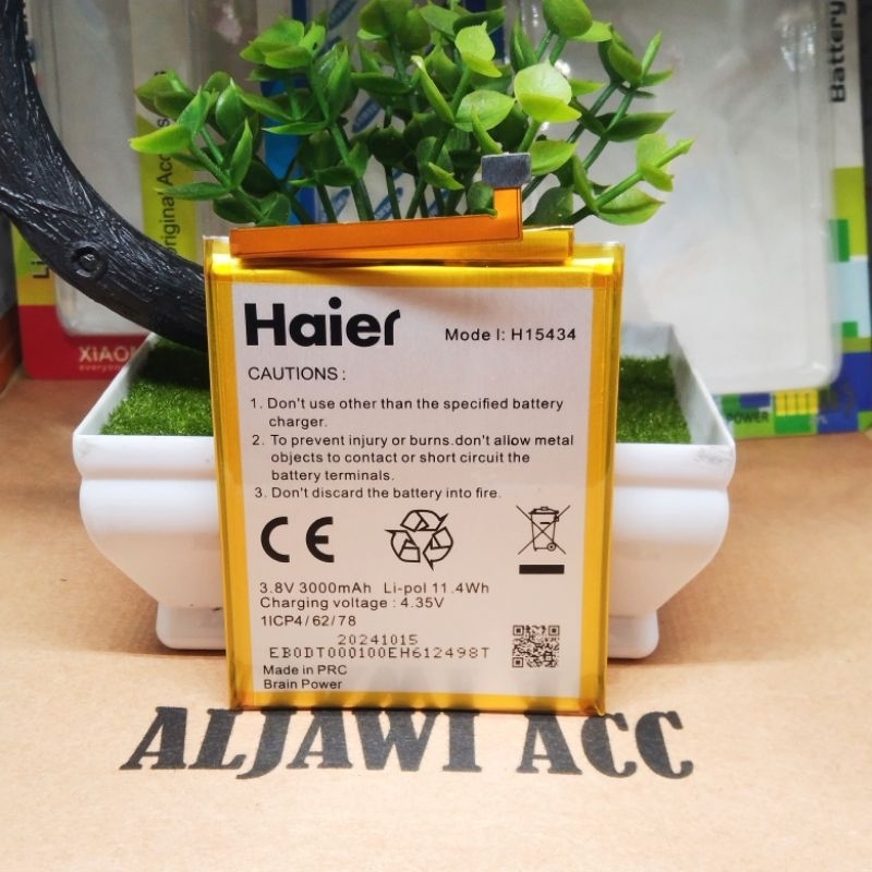 Baterai Bt Batre Battery Andromax Haier L7 Lite L7 Leisure H15434 BatteryH-15434
