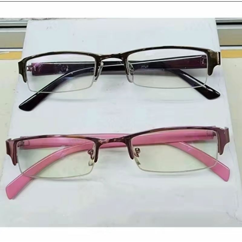 Frame kacamata minus plus half model gantung