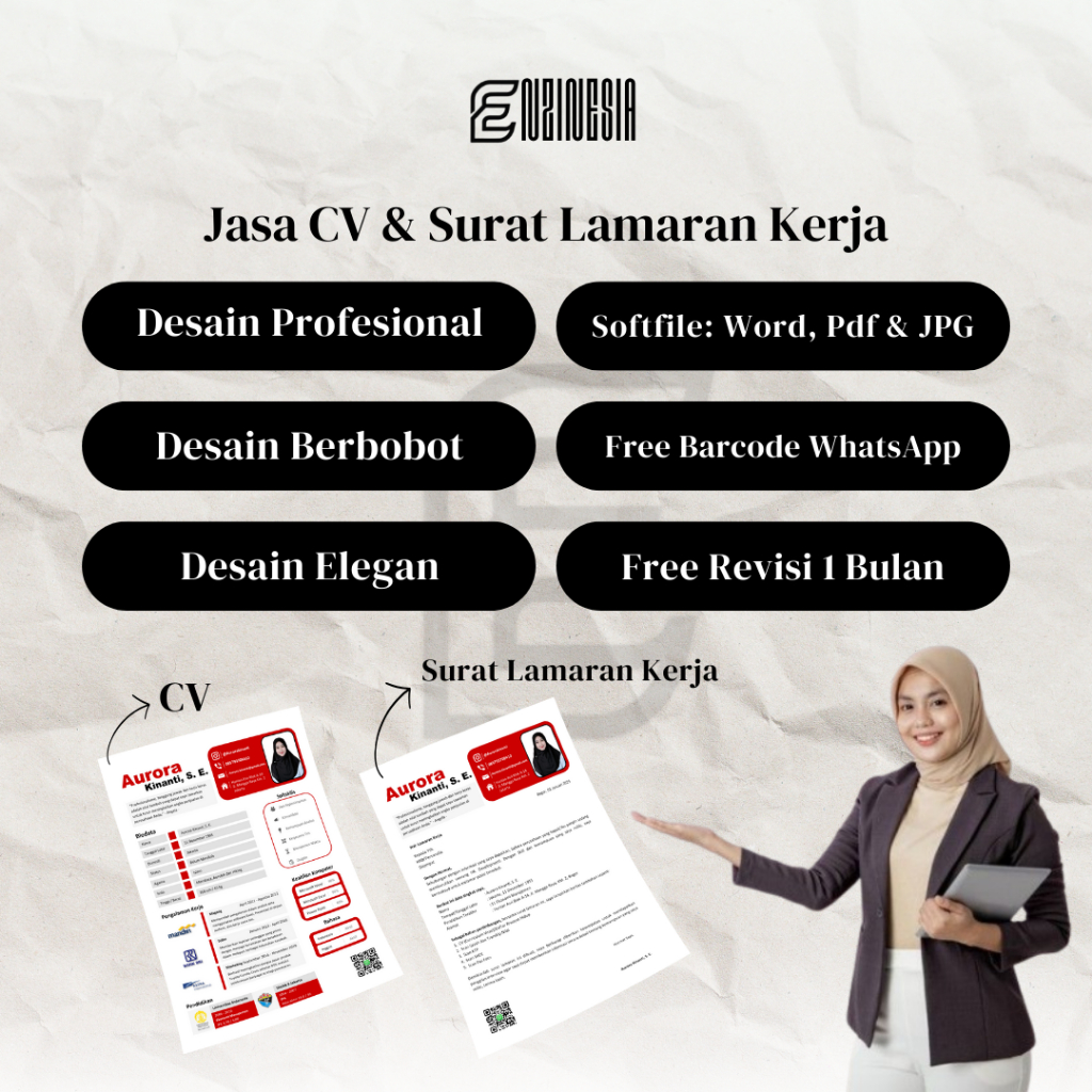 Jasa Pembuatan CV | Jasa Desain CV | Jasa CV & Surat Lamaran Kerja Profesional