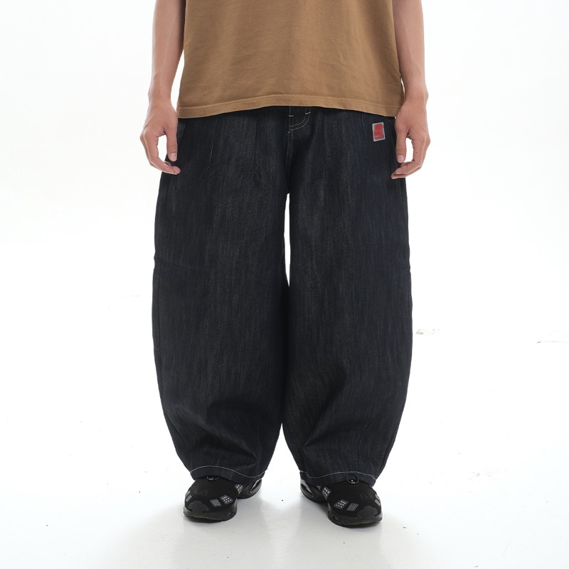 Hoogste - Balloon Pants Raw Denim | Celana Baggy Ballon