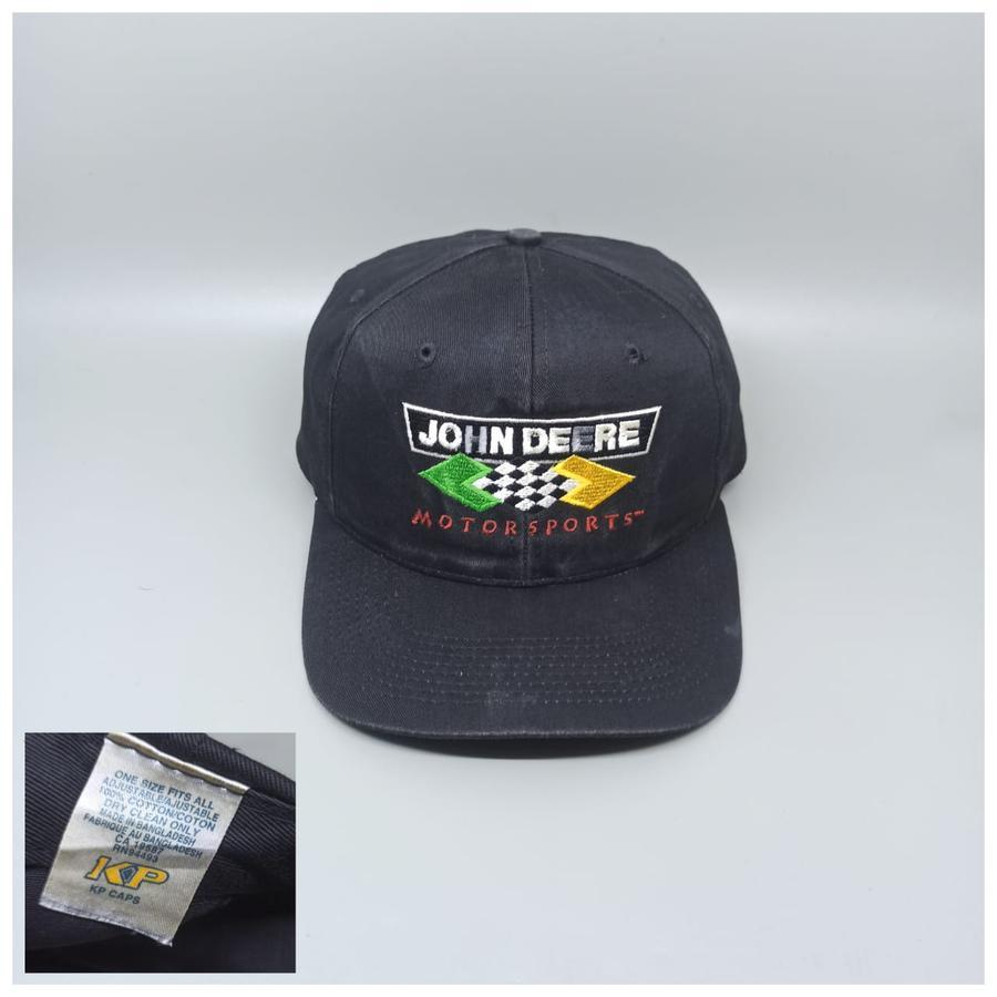 Topi John Deere Motorsport Cap Vintage 90s Second Preloved Original 194