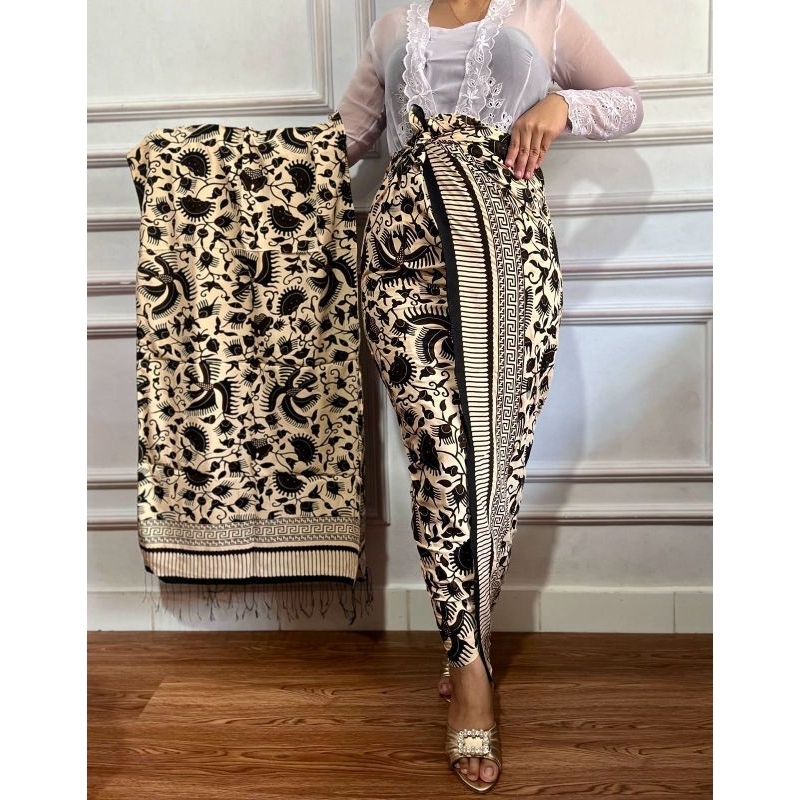 KAIN SUTRA PARIS REMBANG SET SELENDANG TERMURAH TERLARIS/ SUTRA PARIS MOTIF REMBANG/ BATIK INDONESIA