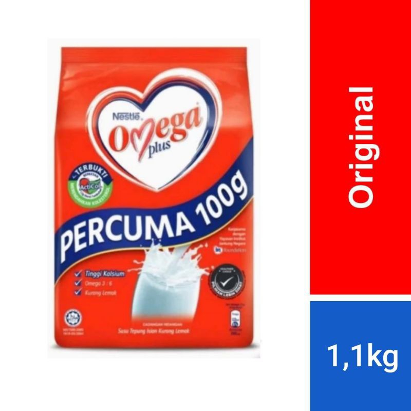 

OMEGA Plus Biasa Susu Bubuk Instan Malaysia (1,1kg)