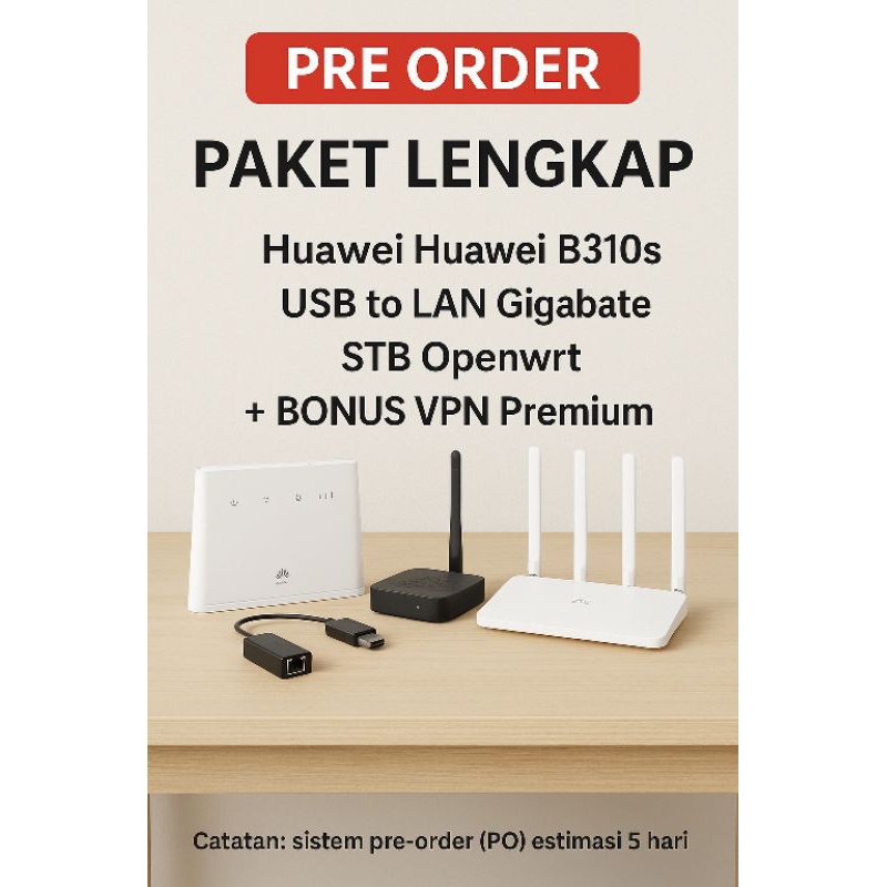 PAKET LENGKAP STB OPENWRT