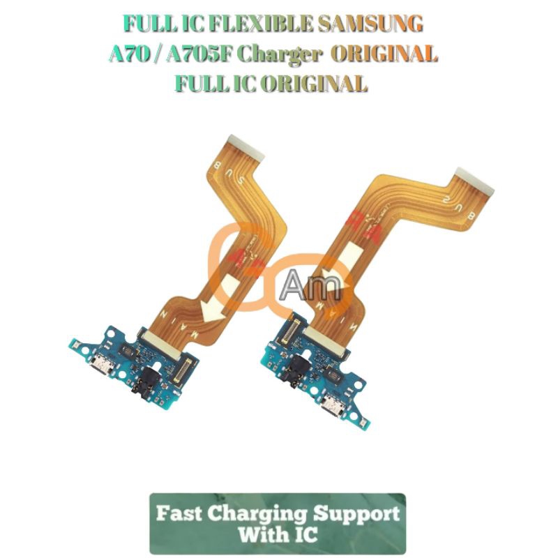 FULL IC FLEXIBLE SAMSUNG A71 / A715F Charger  FLEKSIBEL BOARD CHARGER ORIGINAL FULL IC ORIGINAL