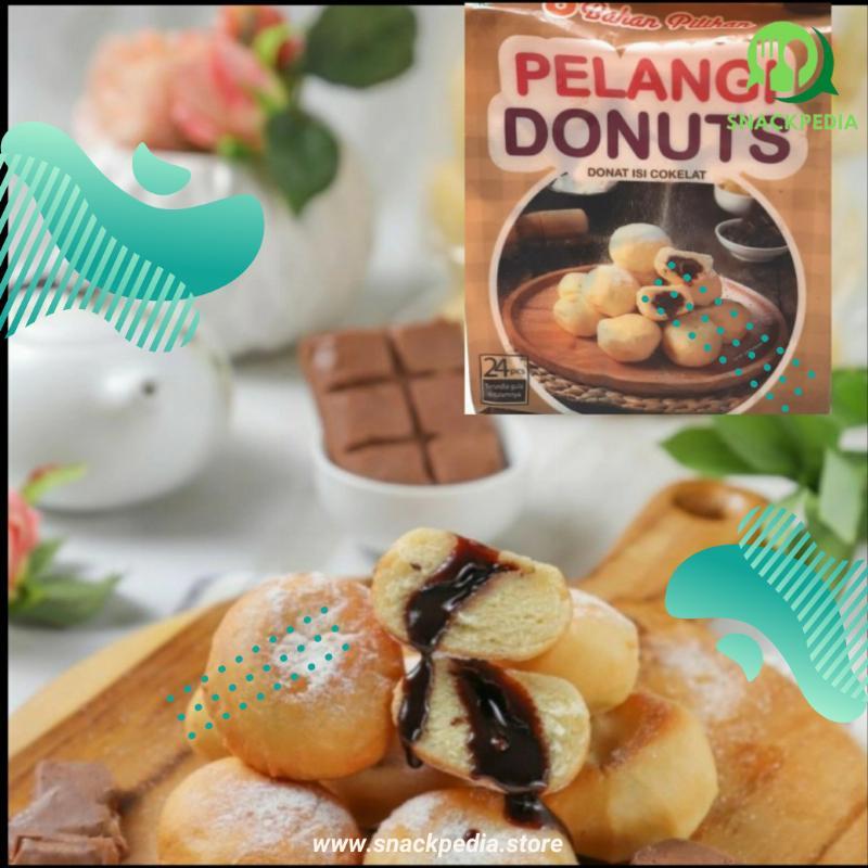 

DONAT PELANGI COKLAT ISI 24 pcs