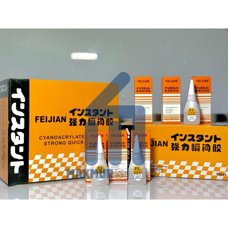 

Lem G Korea Feijian Serbaguna / Power Glue / Super Glue Lem Korea Barcode Kualitas Super Bagus