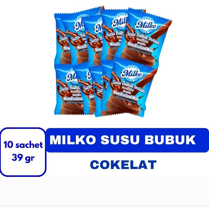 

Milko Susu Bubuk Cokekat isi 10 pcs