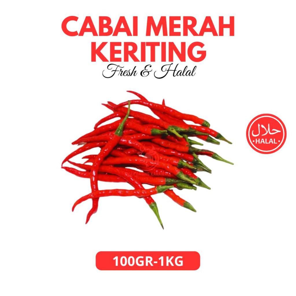 

Cabe / Cabai Merah Keriting 100gr 250gr 500gr 1kg Harga Grosir Tangerang
