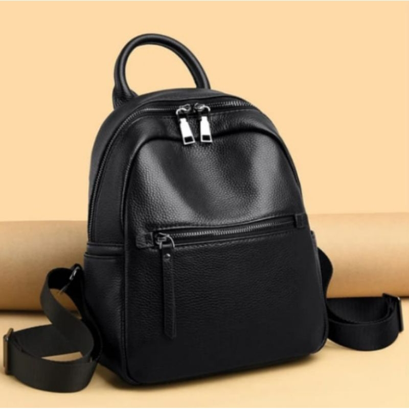 Tas Ransel Wanita Kulit Asli Garut / Tas Ransel Kulit Asli Garut