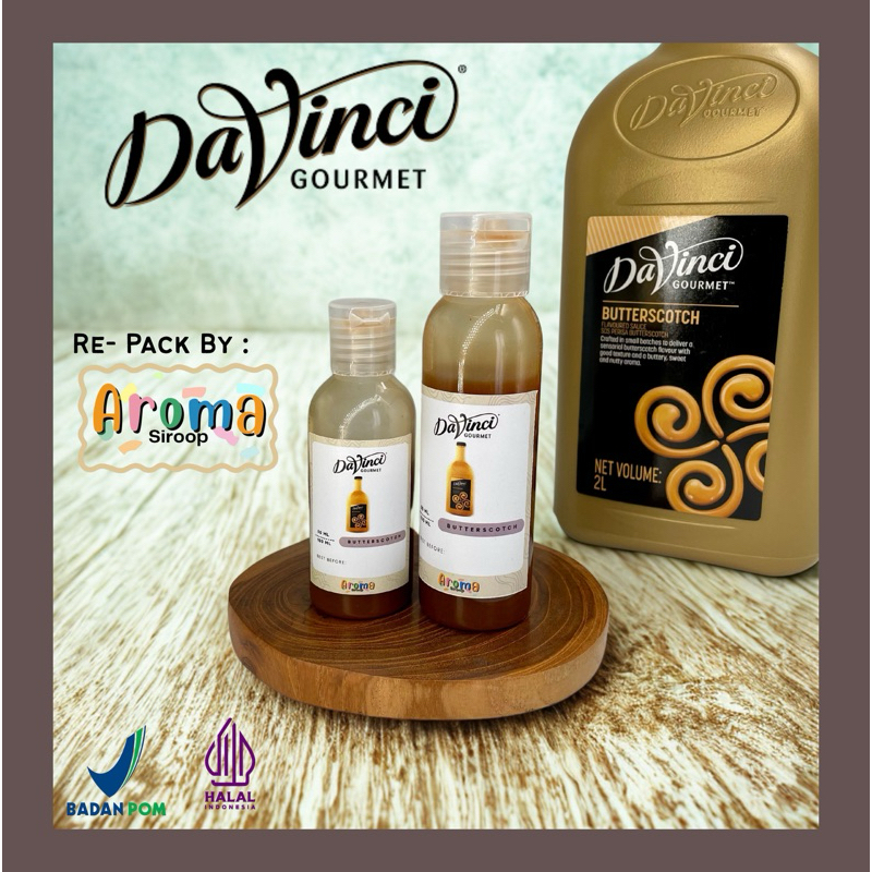 

Davinci Gourmet - REPACK Davinci gourmet Sauce Butterscotch ( 100ml - 50ml ) Asli 100% ORIGINAL